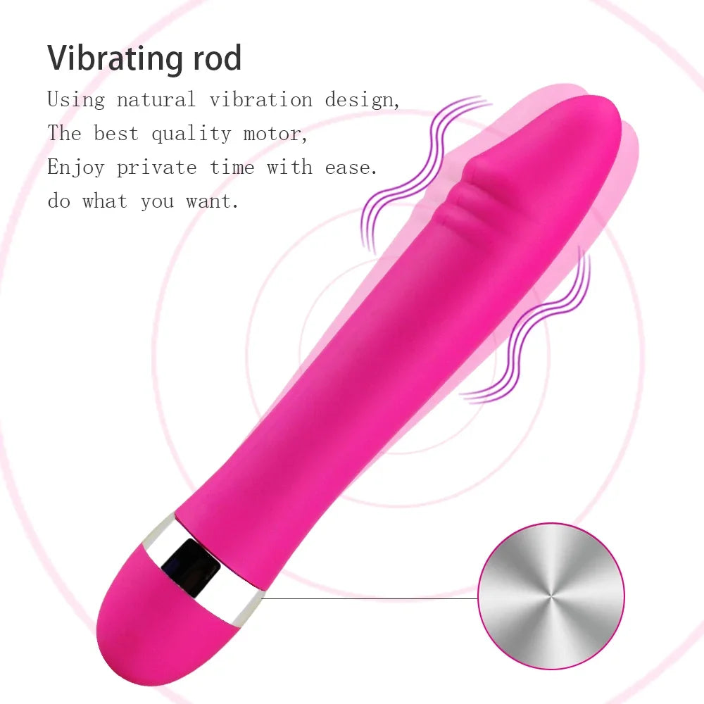 Mini Vibrador realista de silicone e estimulador do Ponto G