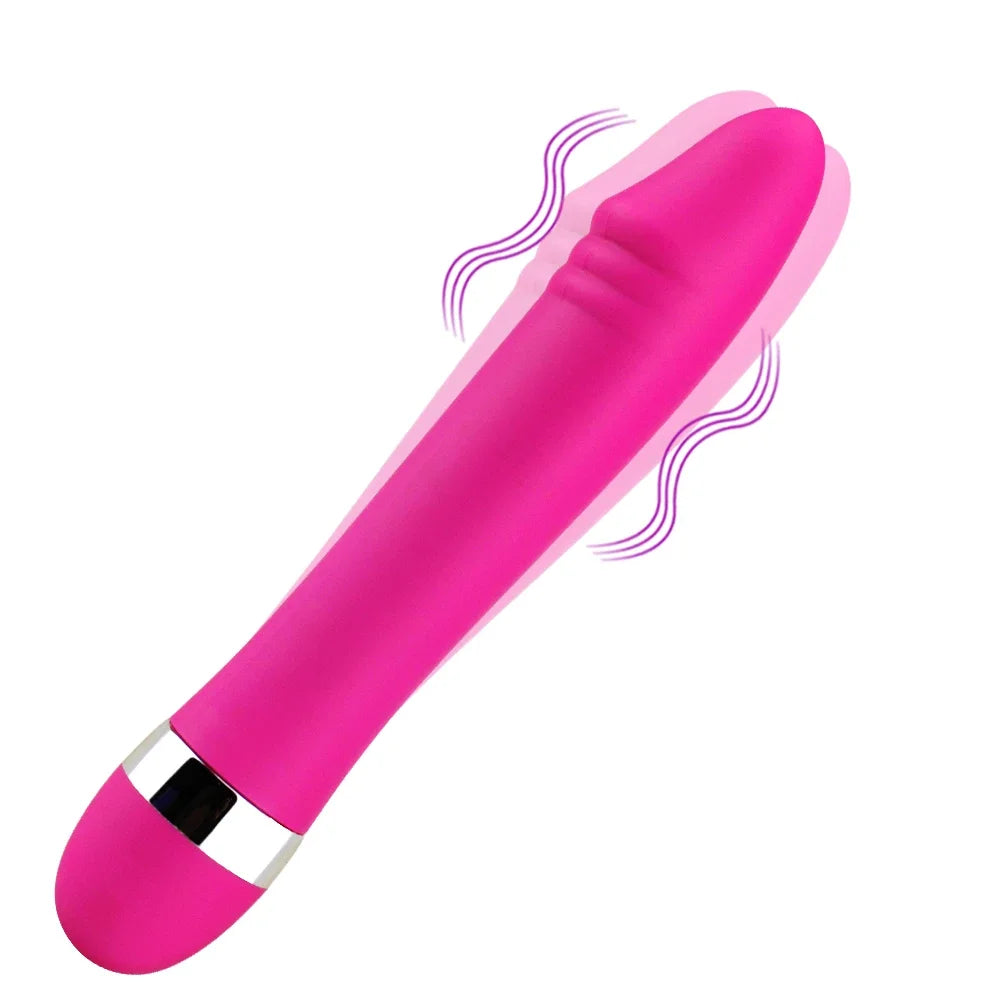 Mini Vibrador realista de silicone e estimulador do Ponto G